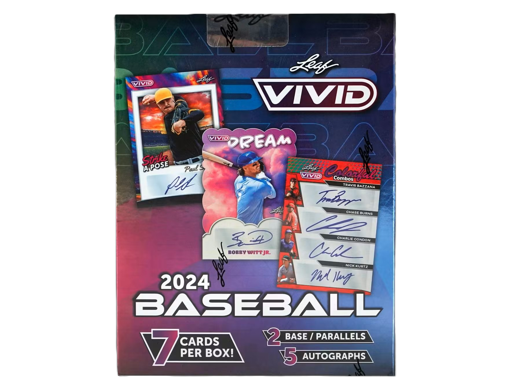 2024 Leaf Vivid Baseball Hobby Box by Weram
