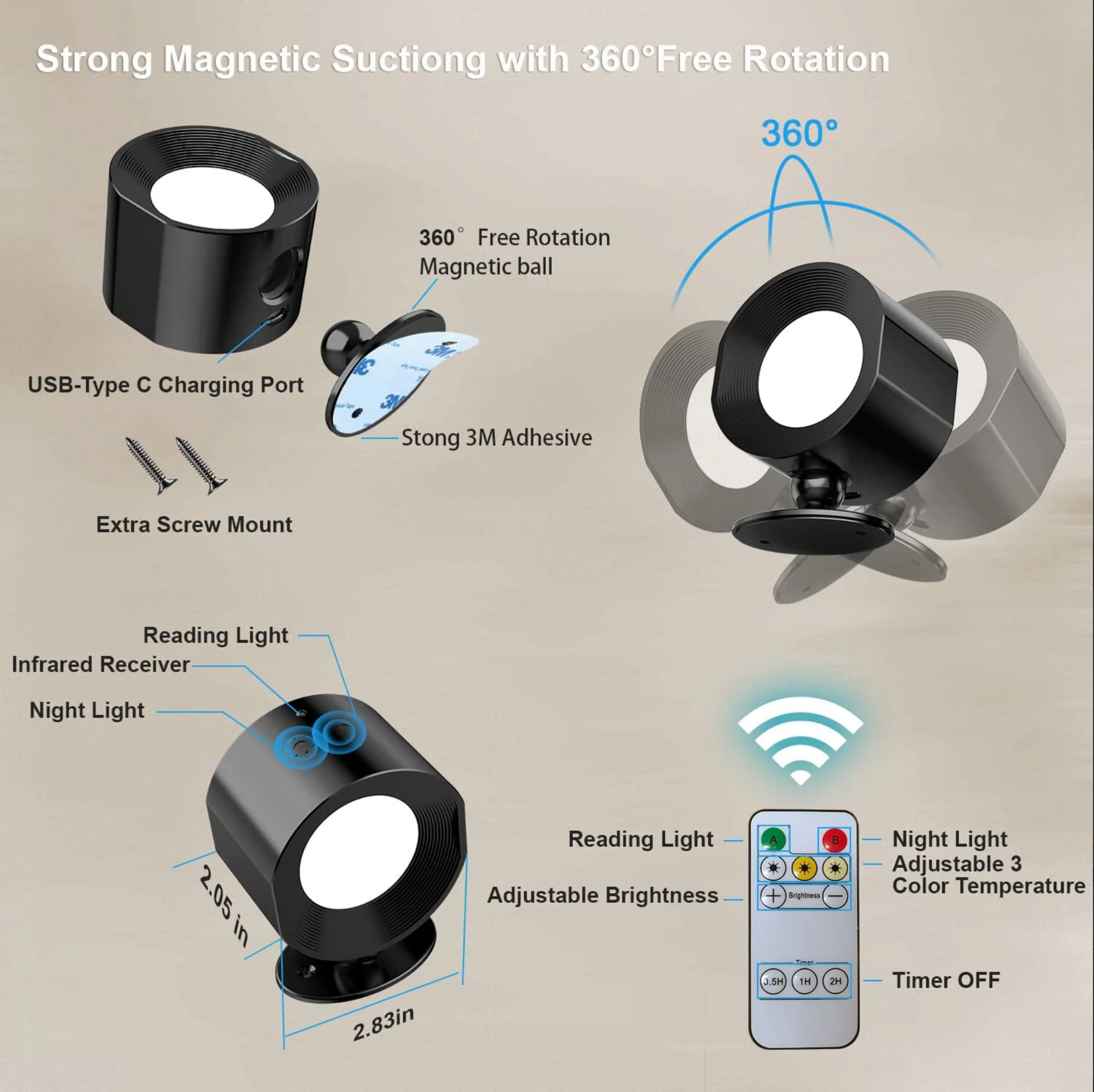 Battery Operated Wall Sconces with Remote Weram