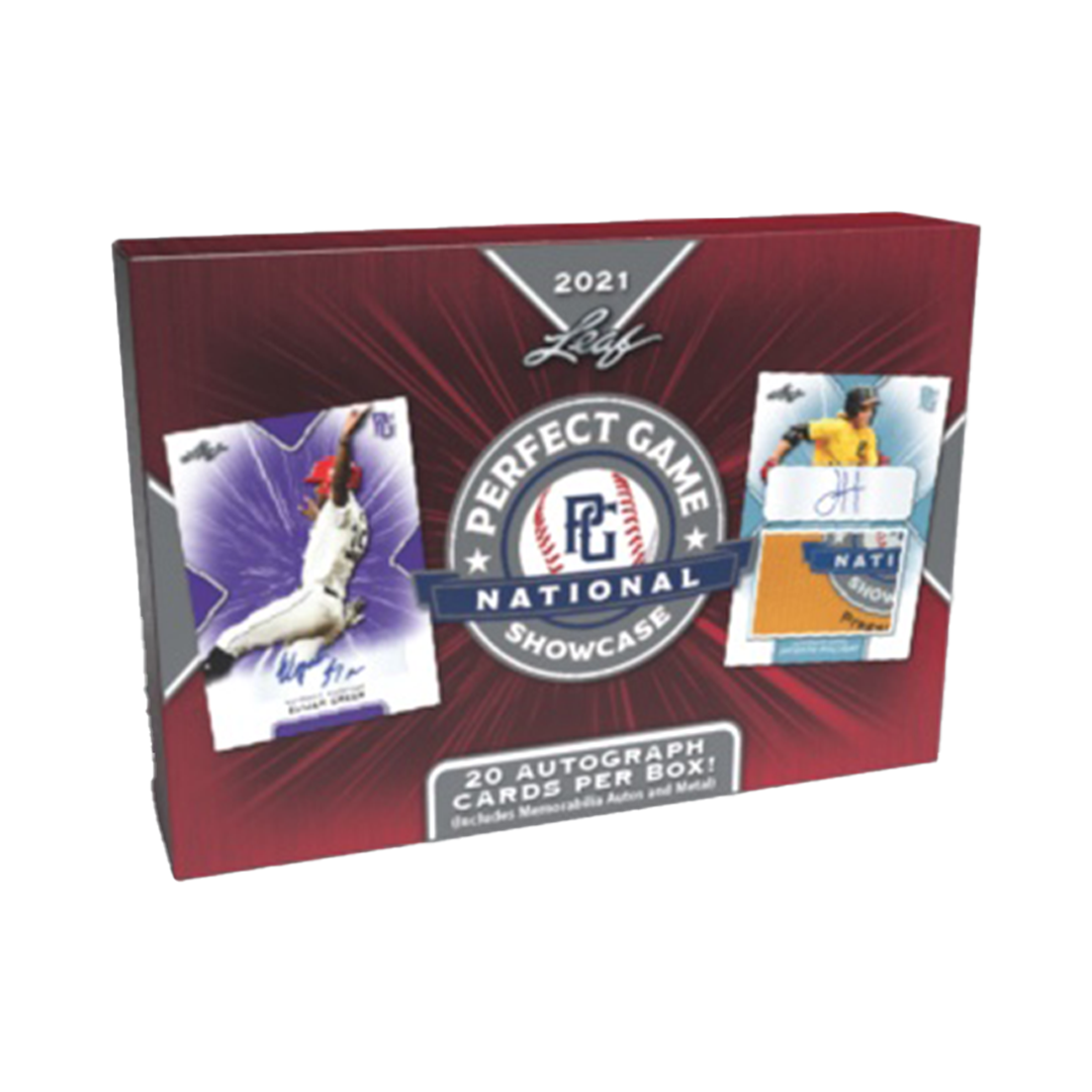 2021 Leaf Perfect Game National Showcase Hobby Box by Weram